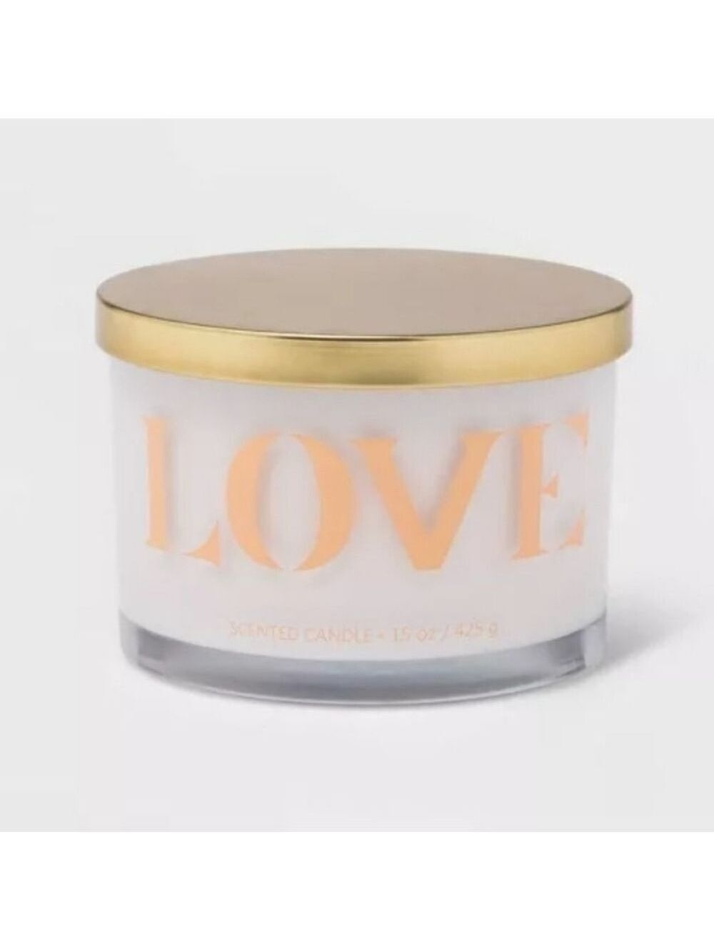 Opalhouse Holy Basil Rose 3-Wick Candle LOVE